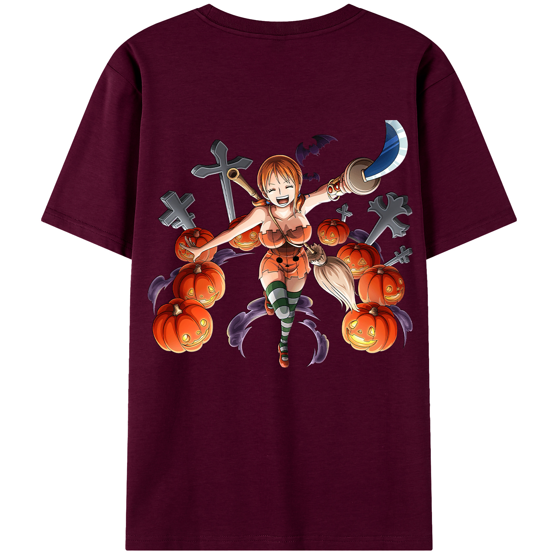 （画像用） ワンピース ナミ ONE PIECE Nami レディース半袖Tシャツ(バックプリント)